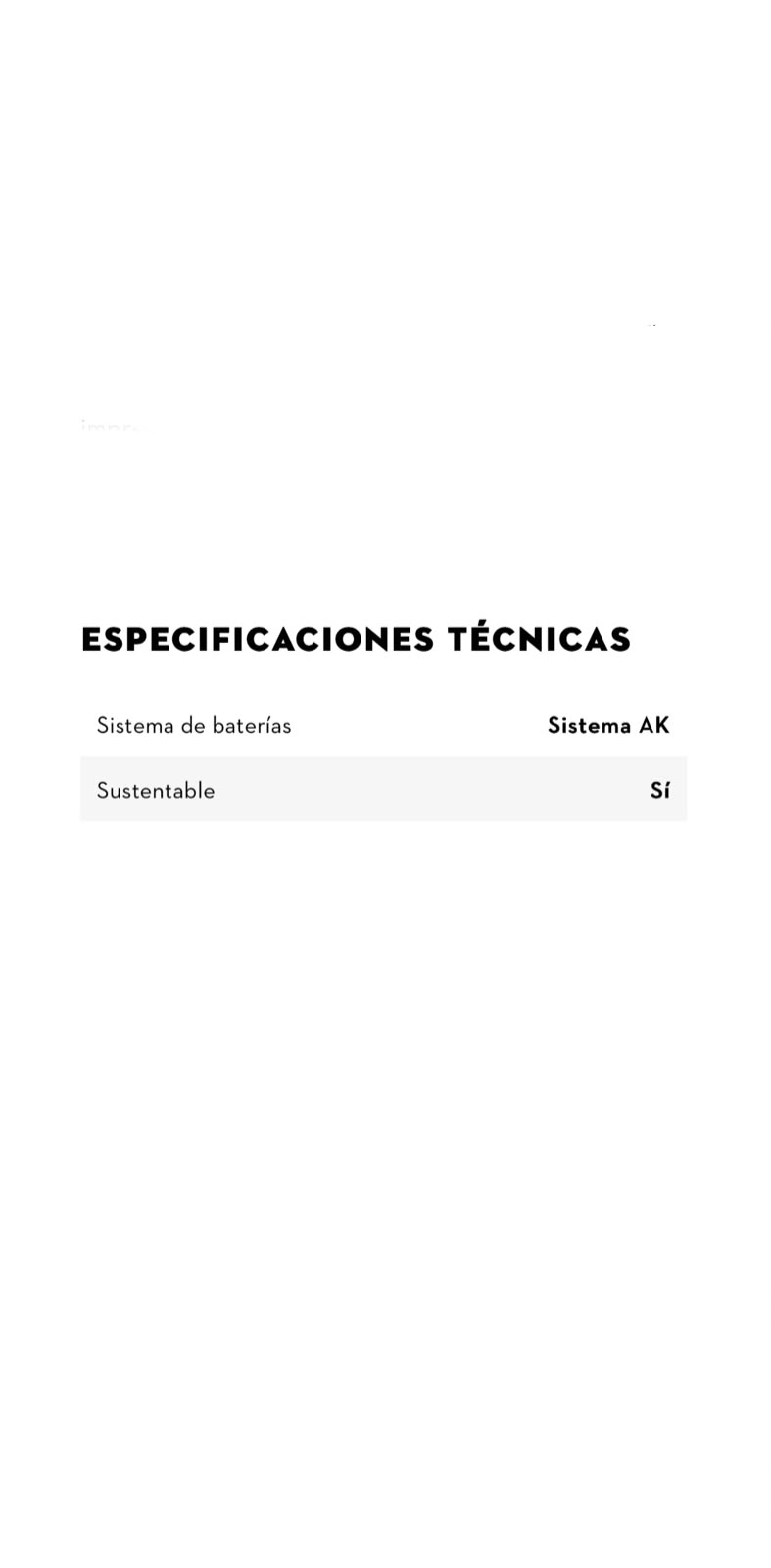 HSA 50 - Cortacerco a batería