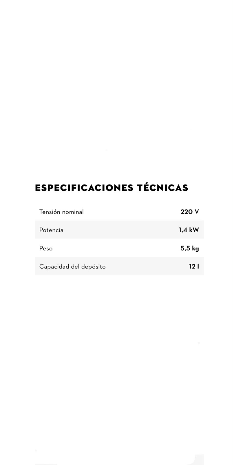 SE 33 - Aspiradora eléctrica
